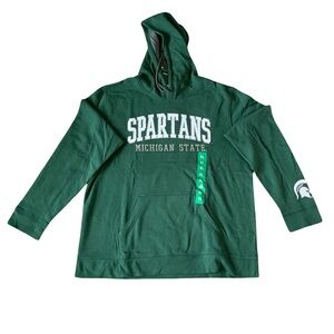 Green Spartans Michigan State Hoodie Size XL